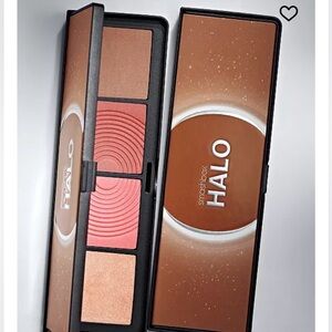 Smashbox Halo Sculpt + Glow Contour, Blush + Highlighter Palette With Vitamin E